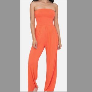 Phoenix Strappless Jumpsuit With Pockets